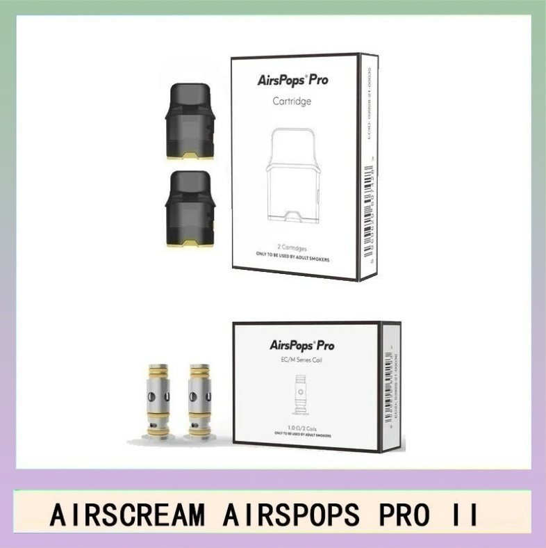 Airscream Airspops 芯 AIRSCREAM AIRSPOPS PRO II氣泡2代煙彈空倉霧化芯成品芯